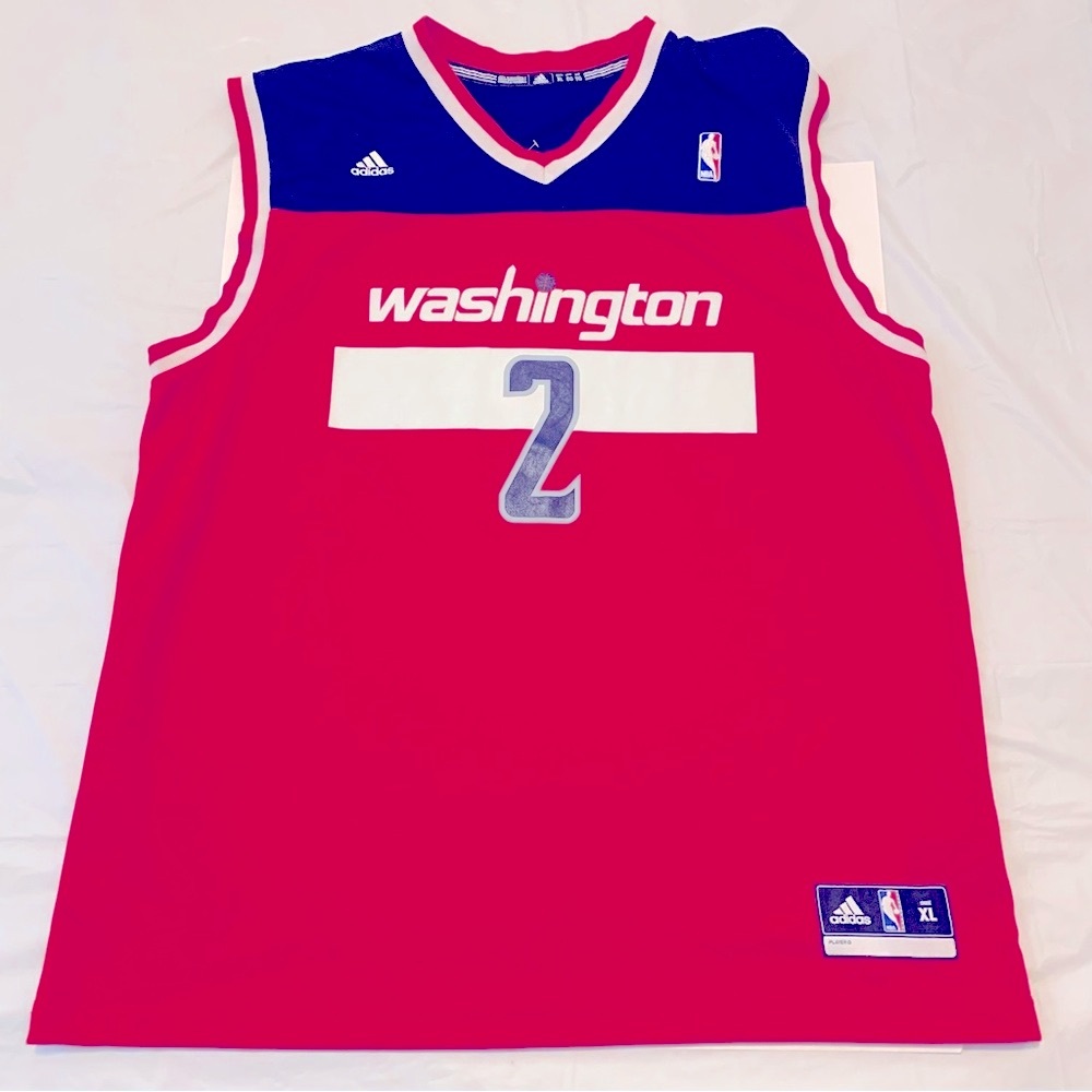 Adidas Swingman Washington Wizards John Wall Jersey.